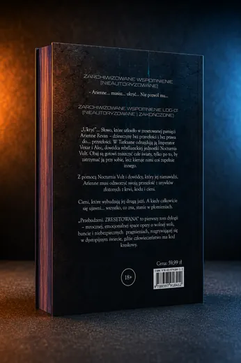 Tył okładki z opisem książki